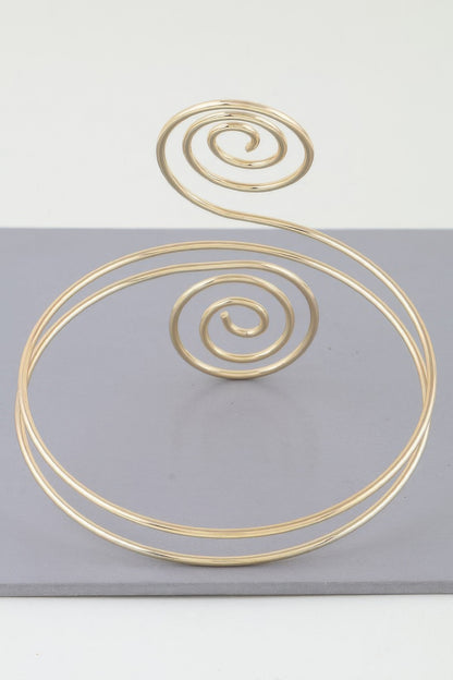 Twin Spiral Loop Arm Cuff