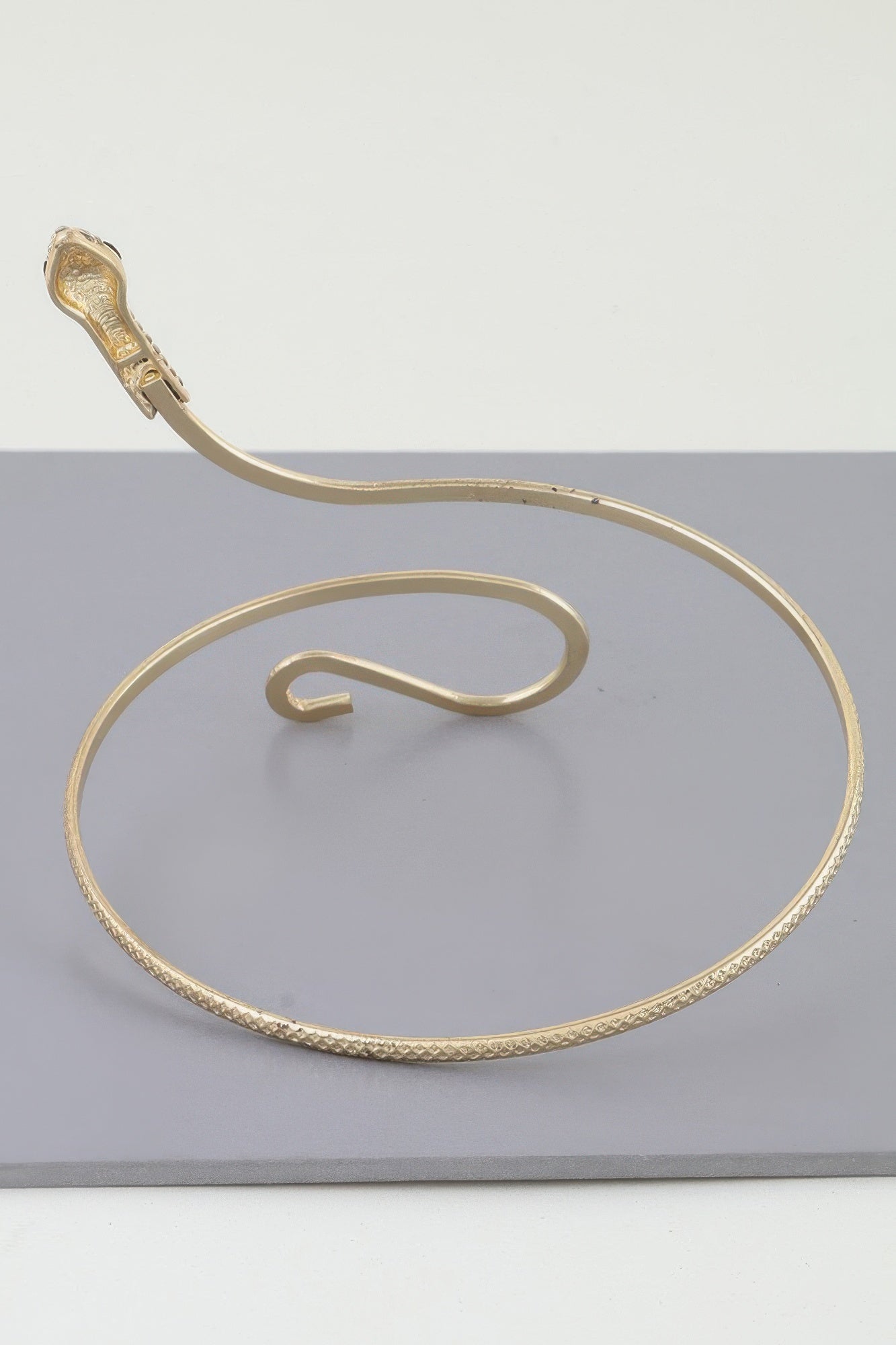 Jeweled Snake Arm Cuff