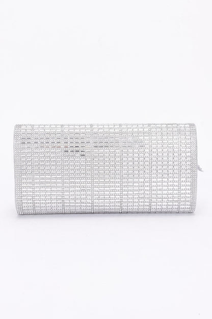 Rhinestone Party Clutch W/ Rhinestone Bow