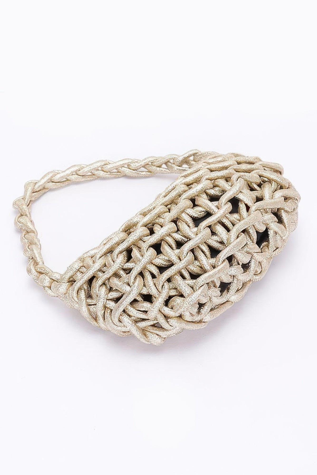 Metallic String Handmade Tote Bag