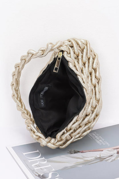 Metallic String Handmade Tote Bag