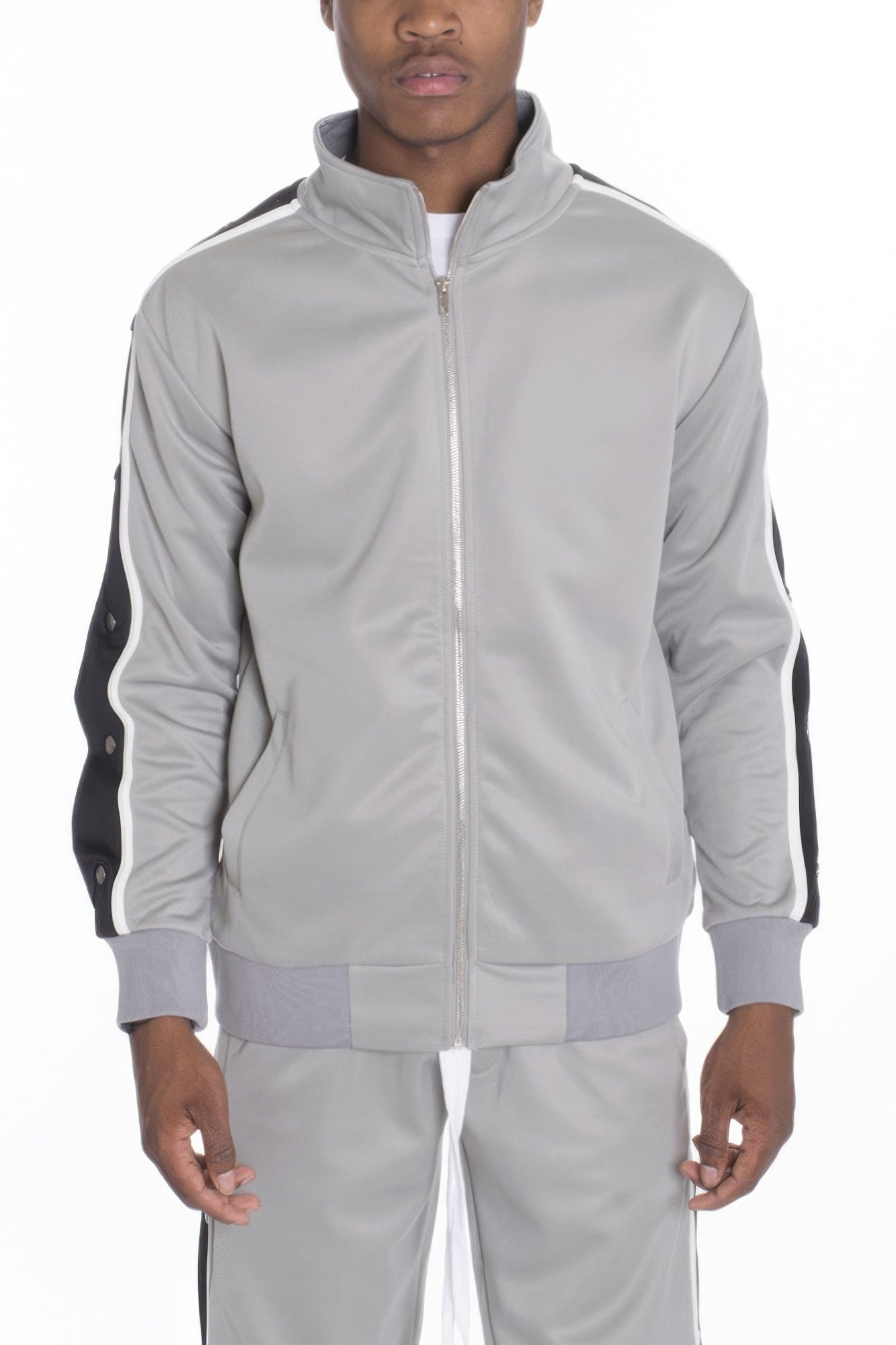Snap Button Track Jacket 