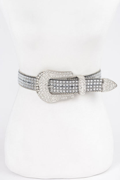 Rhinestone Western Style Belt 