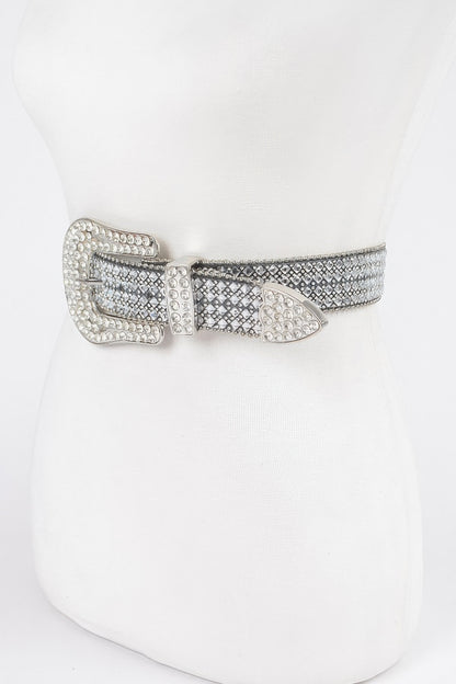Rhinestone Western Style Belt 