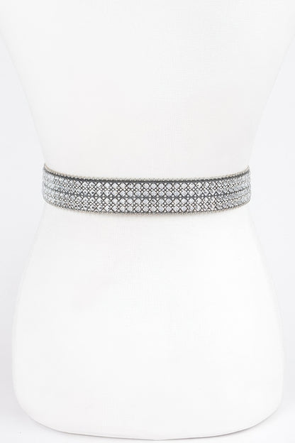 Rhinestone Western Style Belt 