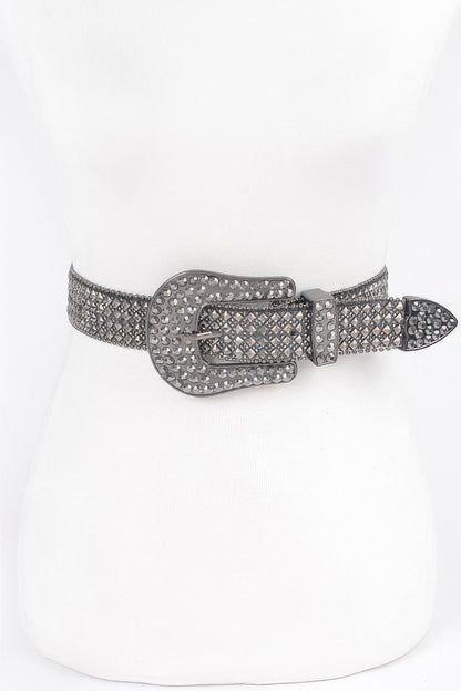 Rhinestone Western Style Belt 