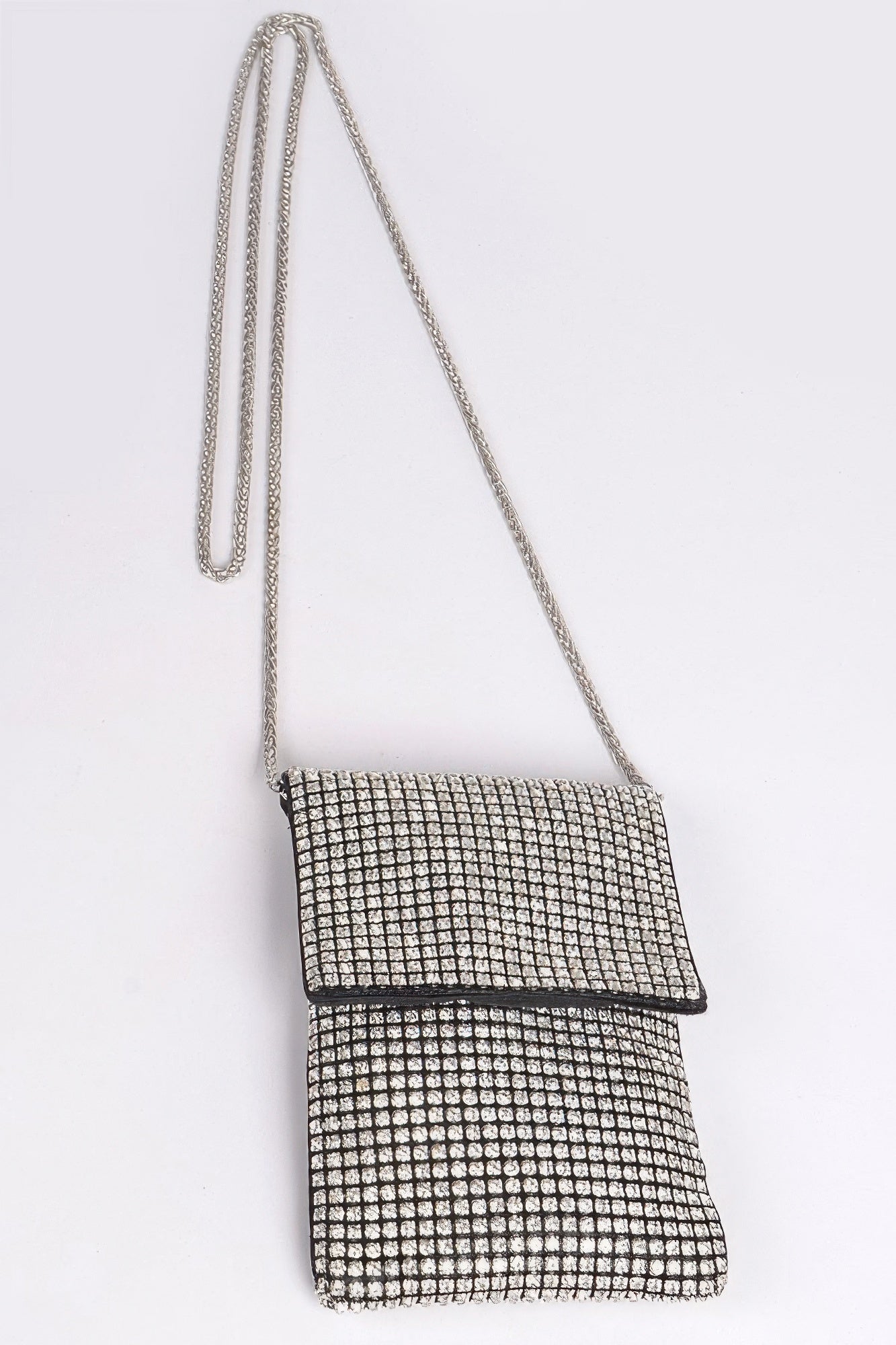 Rhinestone Rectangular Clutch