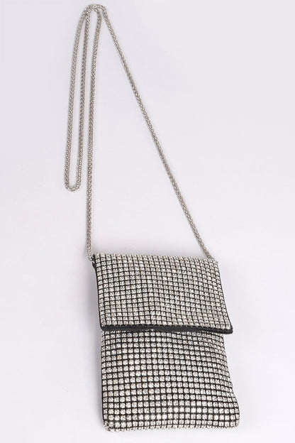 Rhinestone Rectangular Clutch
