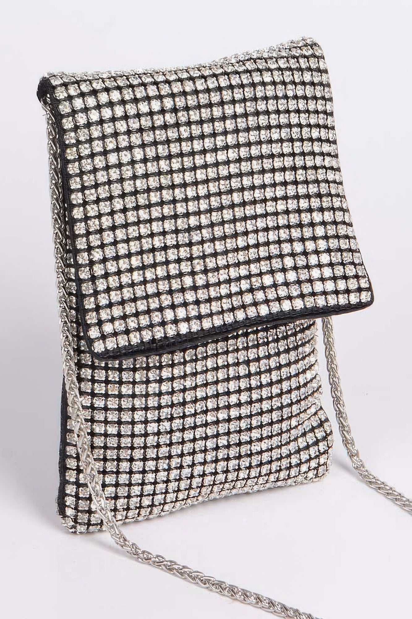 Rhinestone Rectangular Clutch