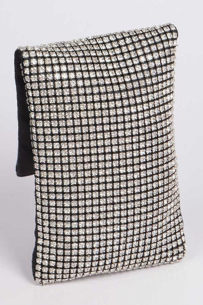 Rhinestone Rectangular Clutch