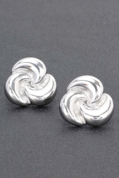 Metal Gold Dip Earring