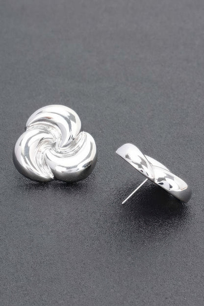 Metal Gold Dip Earring