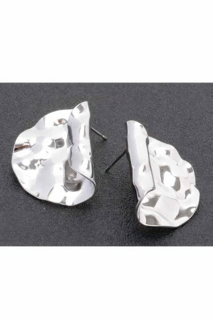 Metal Gold Dip Earring