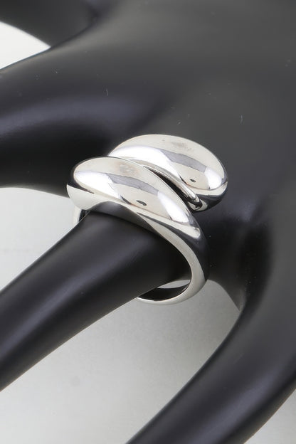 Shiny Teardrop Wrap Ring