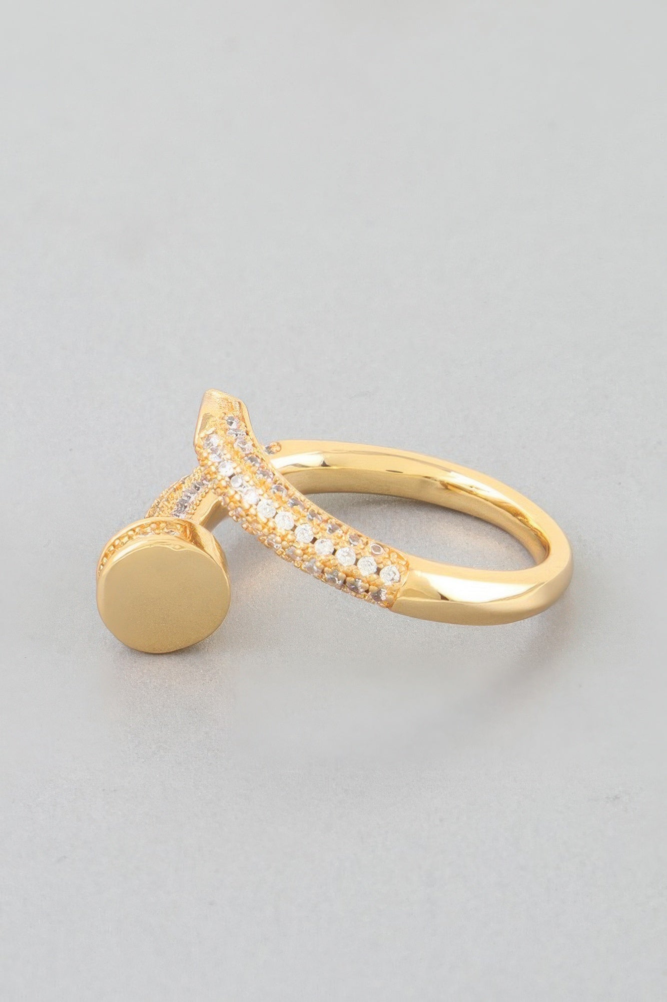 Bejeweled Nail Wrap Ring