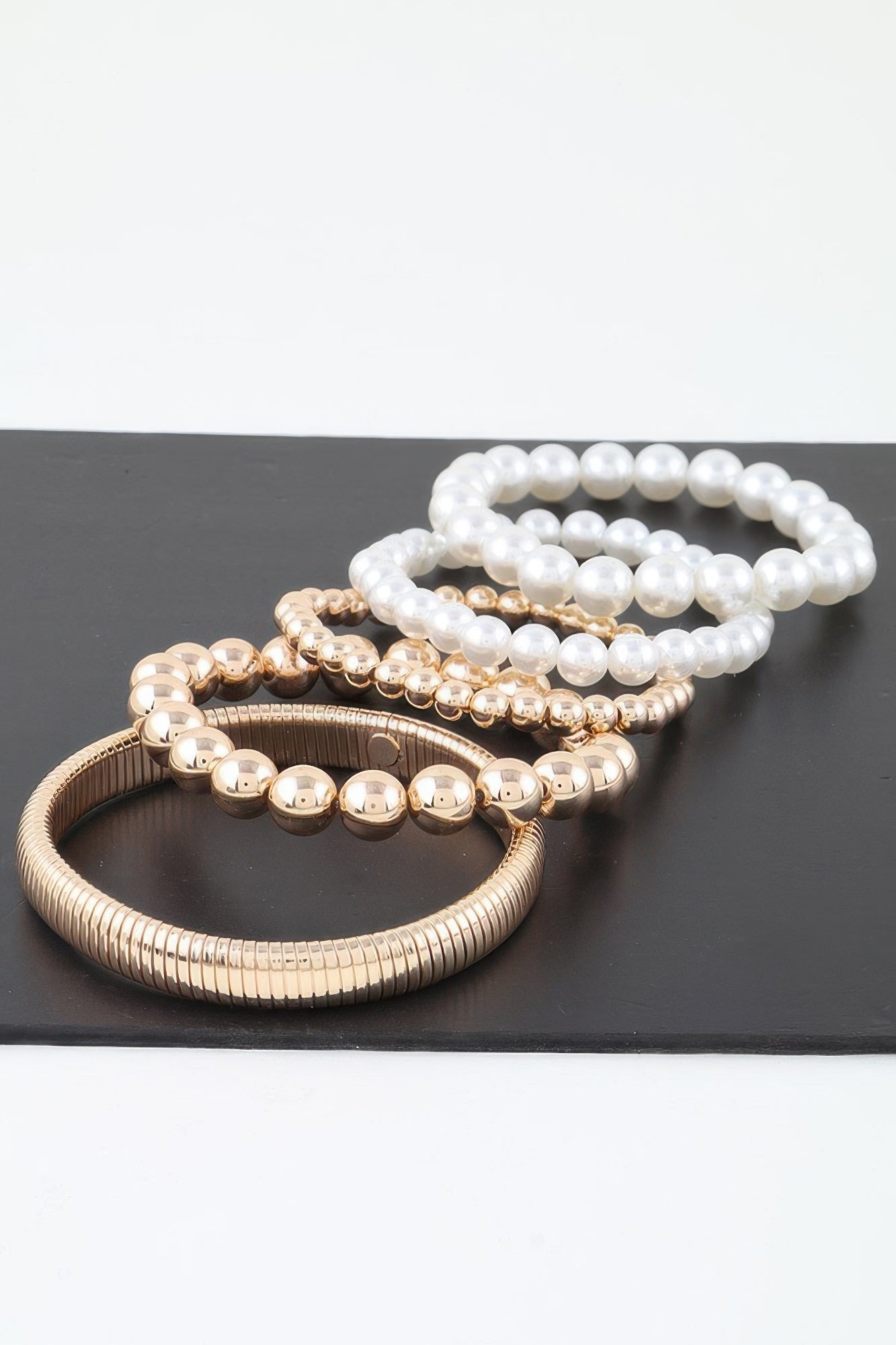 Multi Pearl Beaded Bracelet
