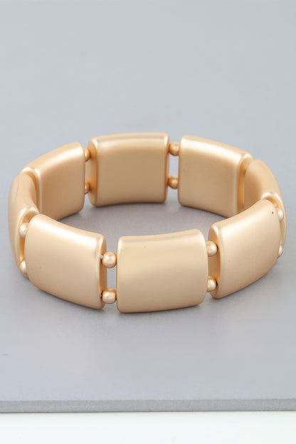 Polished Cubic Cuff Bracelet
