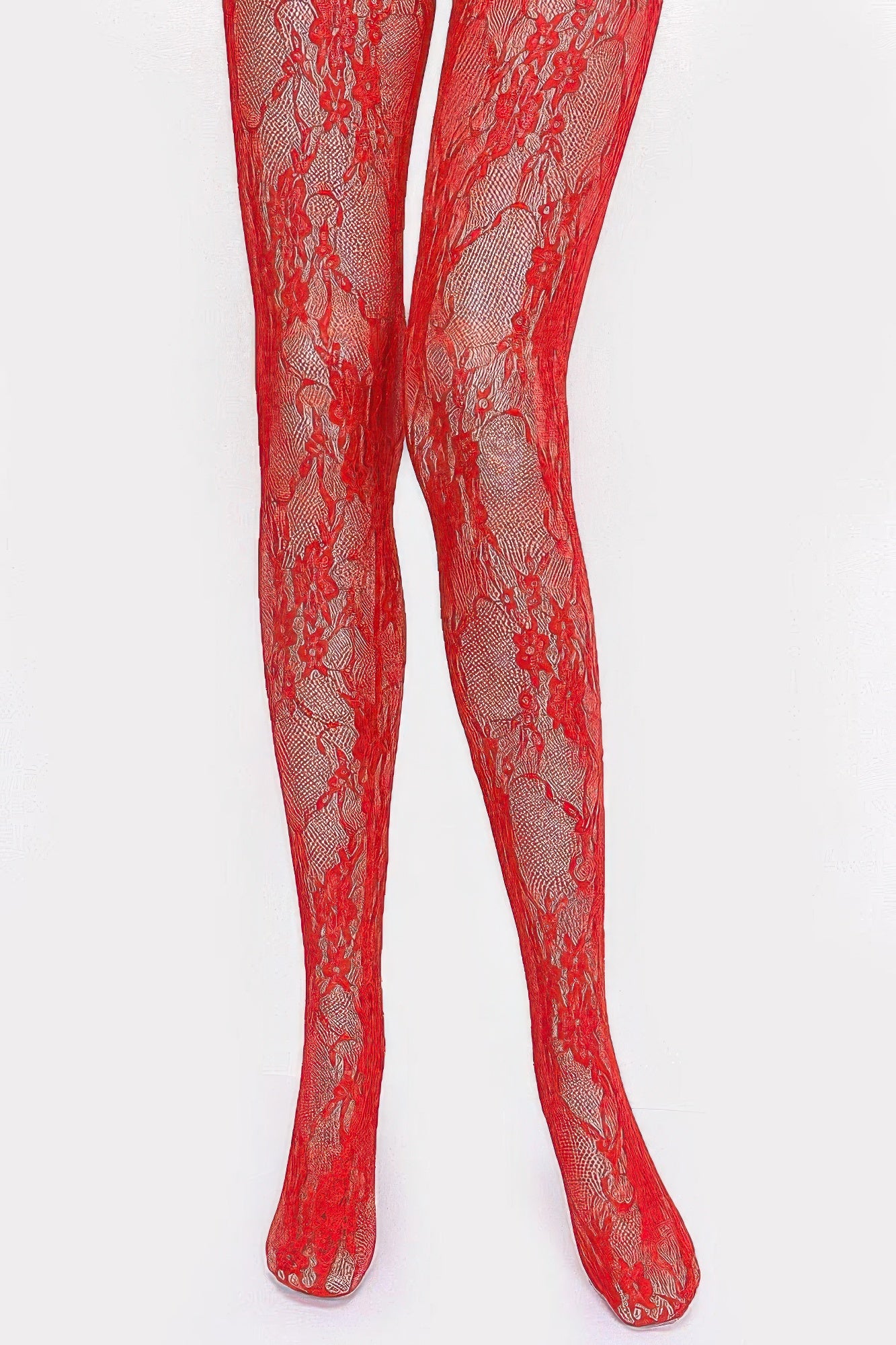 Lace Flower Stocking