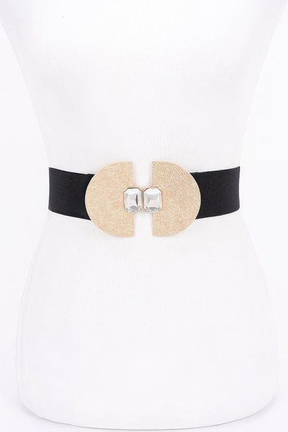 Metal Buckle Elastic Belt