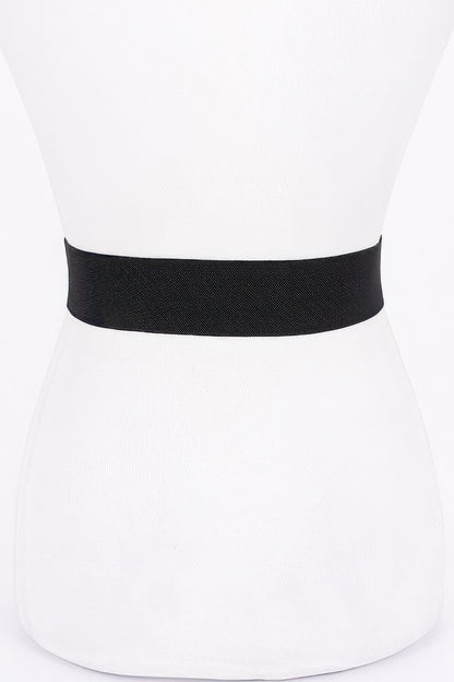Metal Buckle Elastic Belt