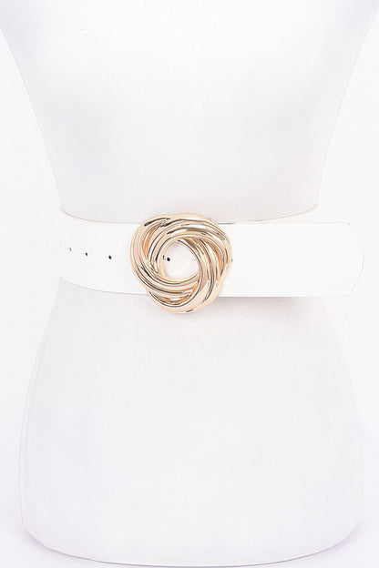 Metal Buckle Pu Belt