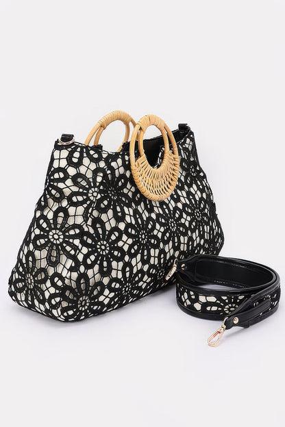 Faux Top Case Clutch