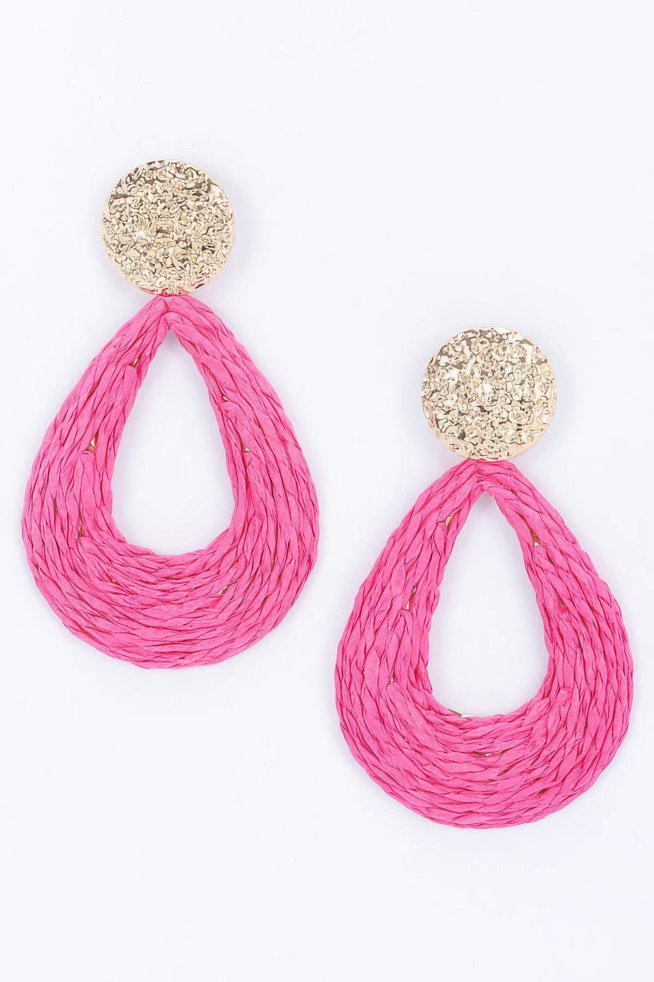 Metal And Paper Earring