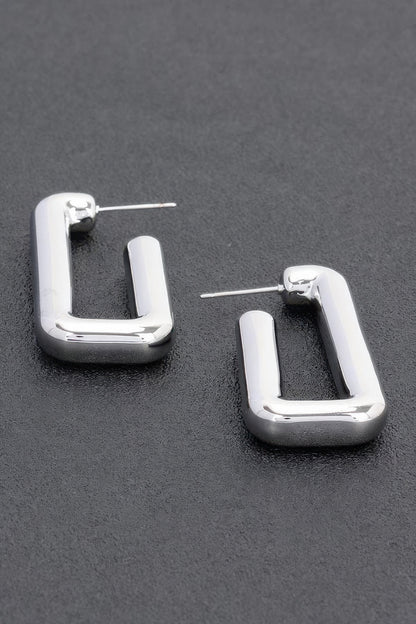 Metal Gold Dip Earring