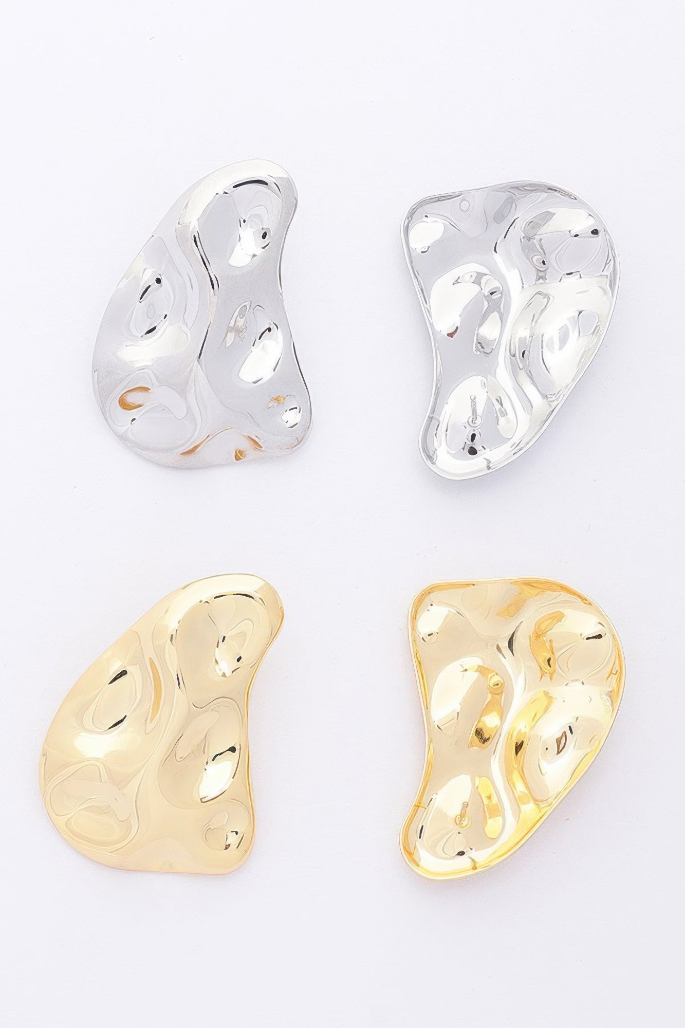 Metal Gold Dip Earring