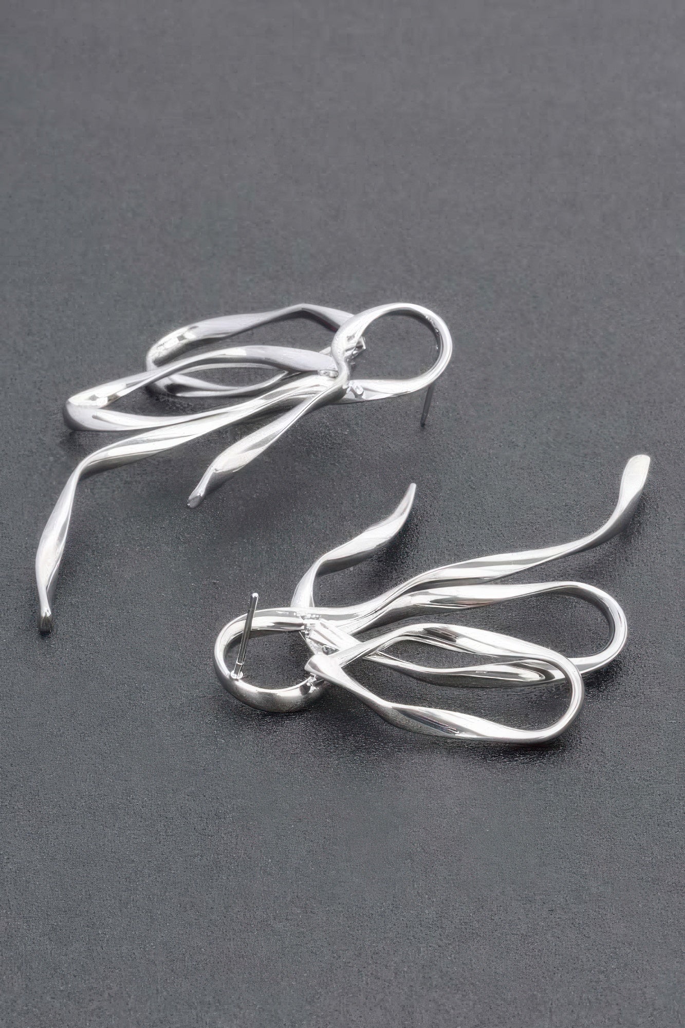 Metal Gold Dip Earring