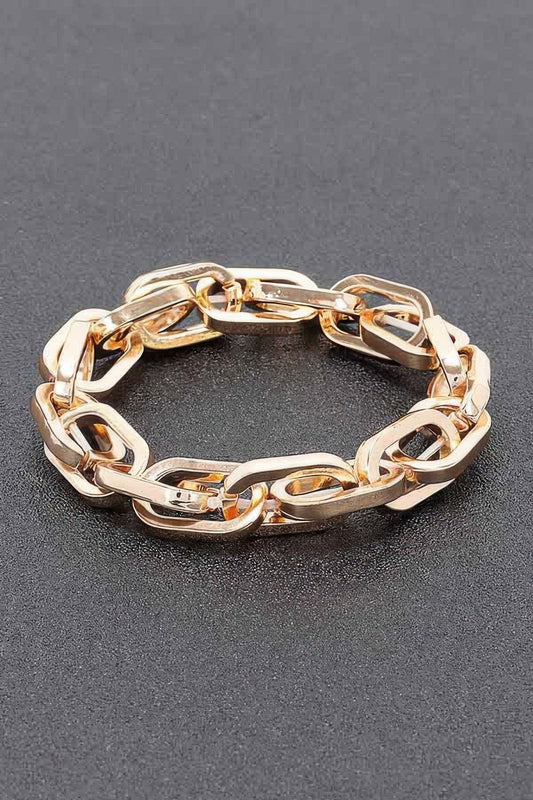 Alloy Casting Chain Bracelet