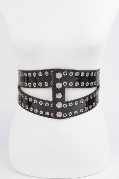 Corset Stretch Belt W Eyelet 