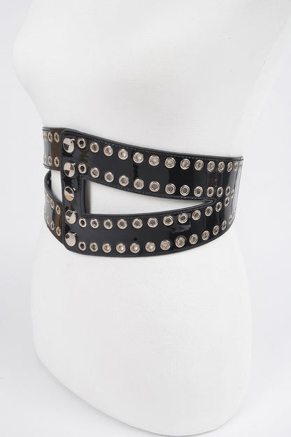 Corset Stretch Belt W Eyelet 