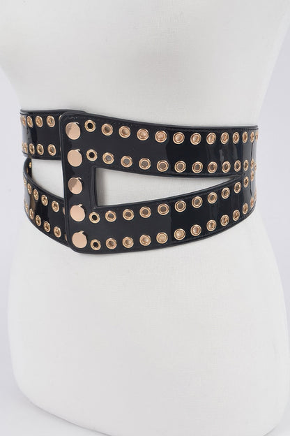 Corset Stretch Belt W Eyelet 