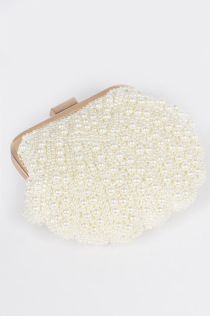 Handmade Pearl Clutch 