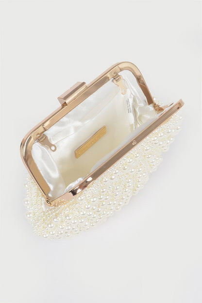 Handmade Pearl Clutch 
