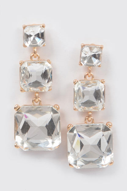 Rhinestone Dangle Earring 