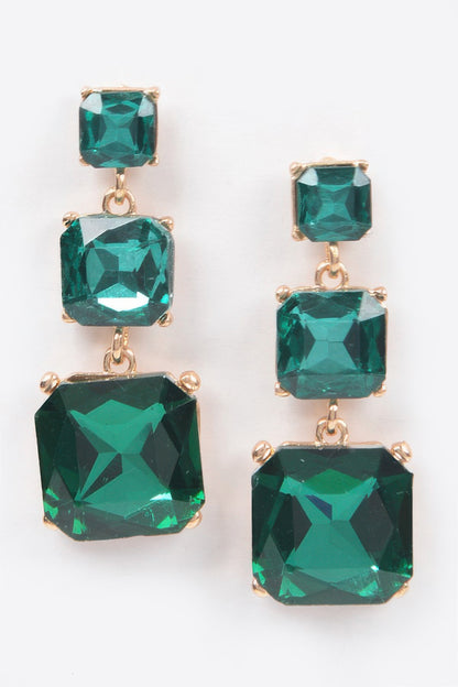 Rhinestone Dangle Earring 