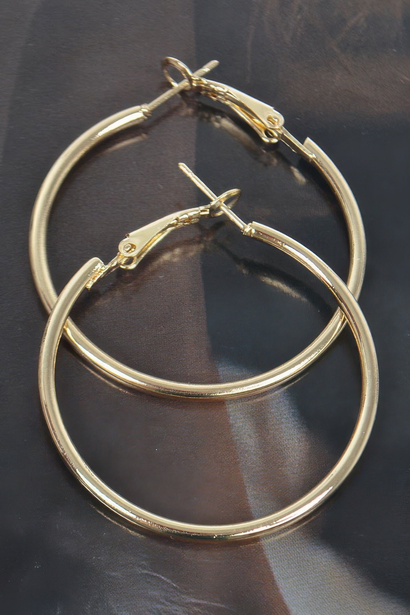 Metal 40mm Hoop Earring