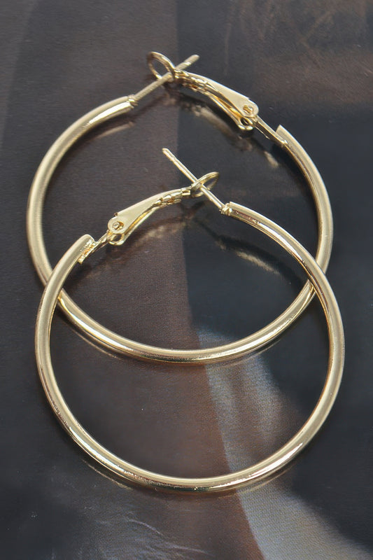 Metal 40mm Hoop Earring