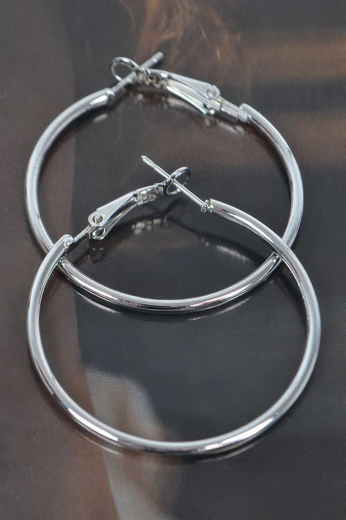Metal 40mm Hoop Earring