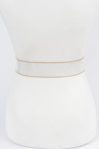 Bead Frame Clear Belt