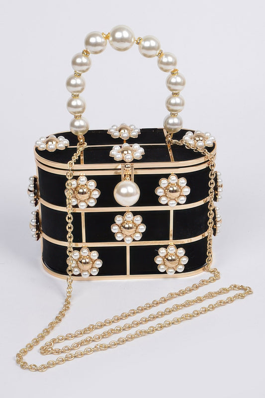Flower Beads Attached With Bento Bag