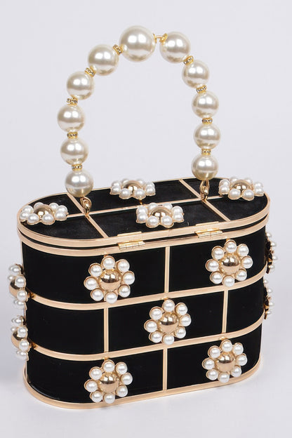 Flower Beads Attached With Bento Bag