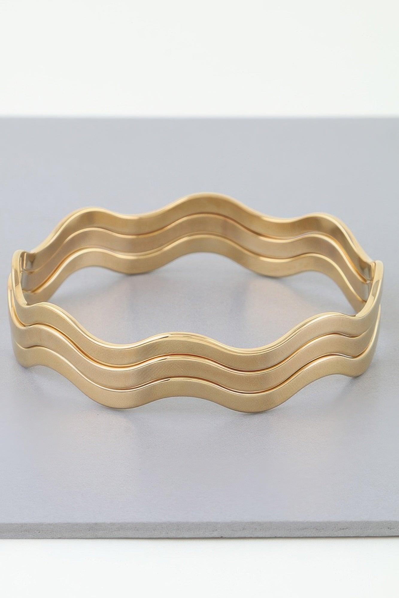 Triple Layer Wave Bracelet