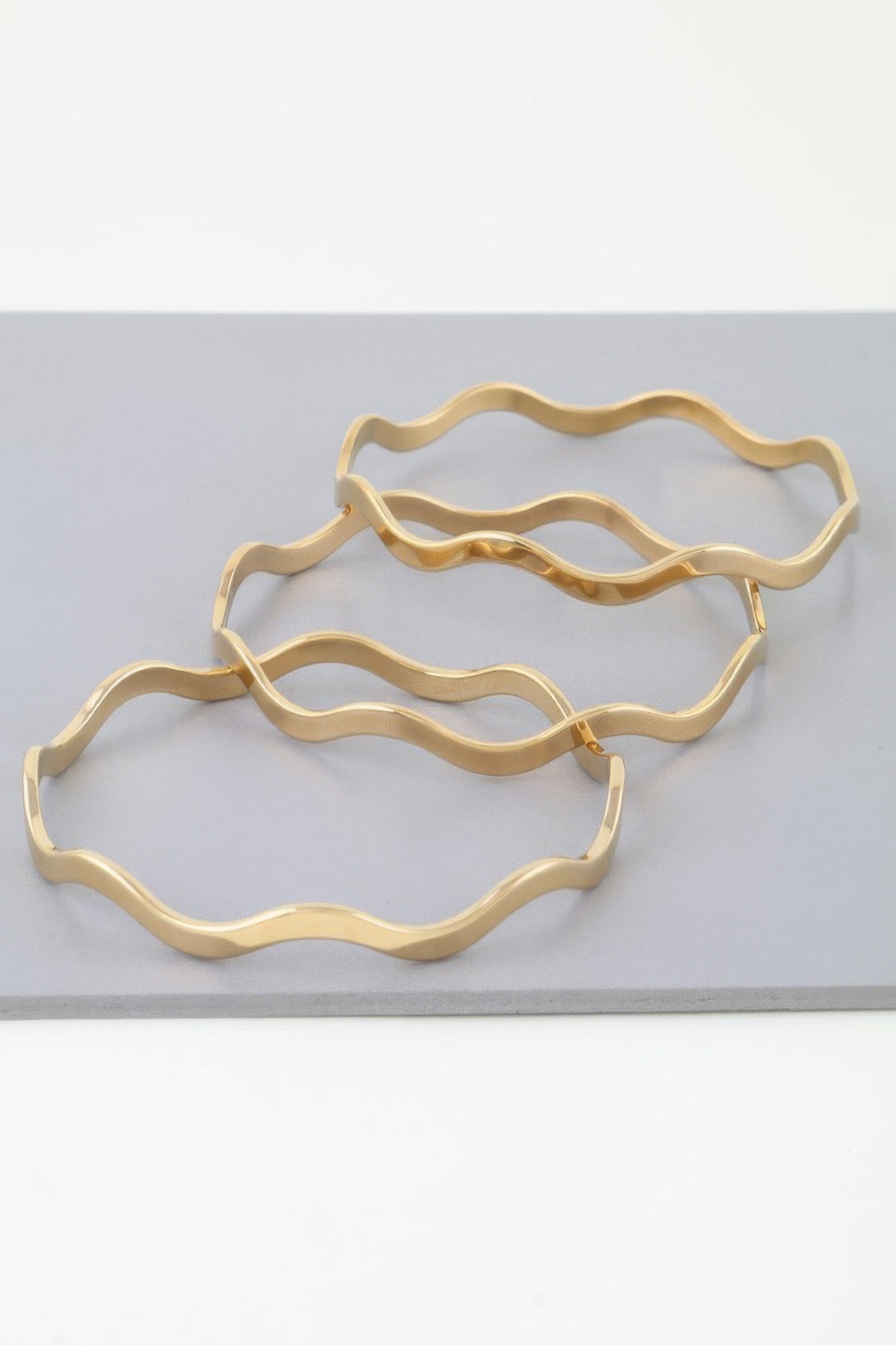 Triple Layer Wave Bracelet