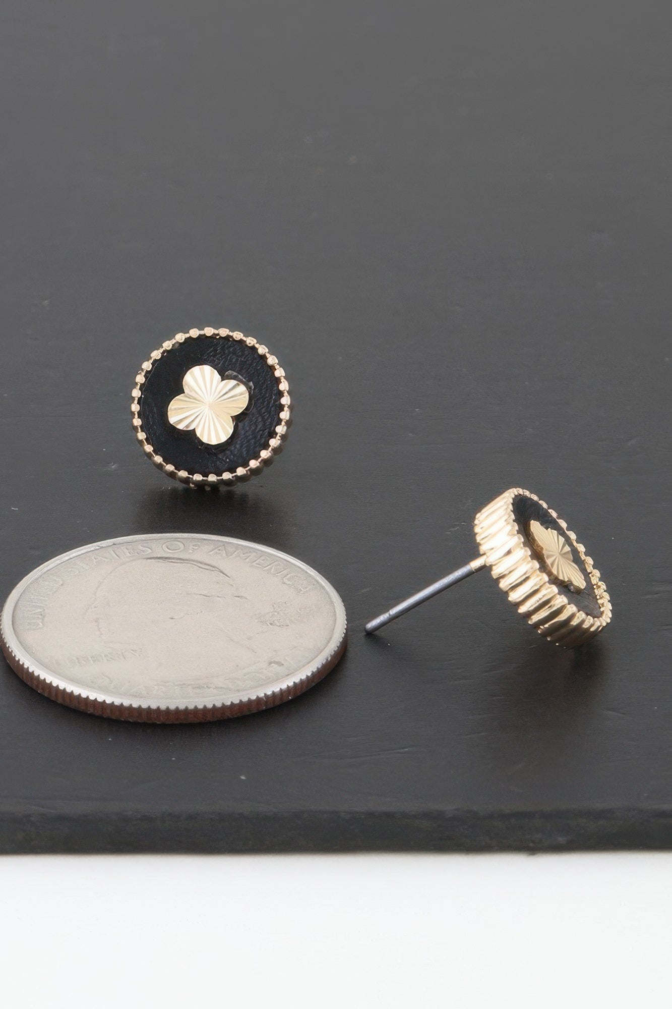 Inside Out Clover Stud Earrings