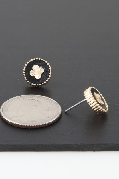 Inside Out Clover Stud Earrings