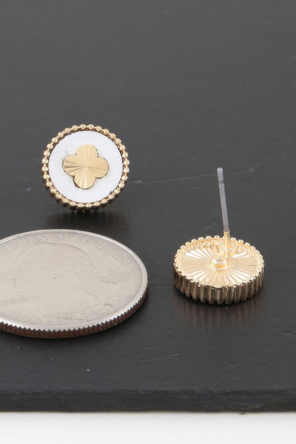 Inside Out Clover Stud Earrings