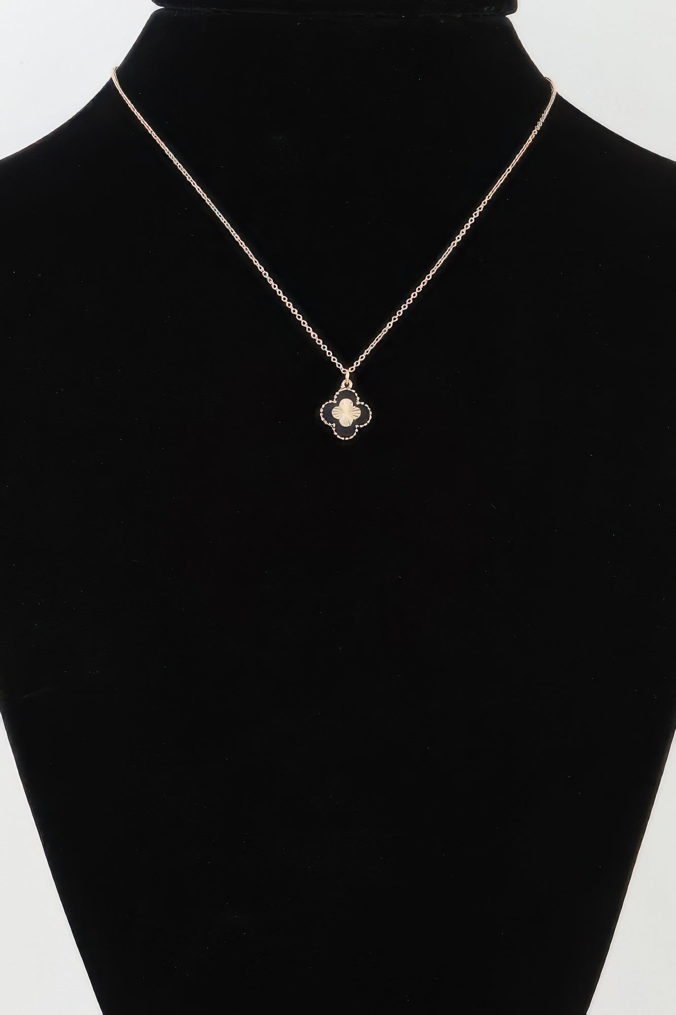 Inside Out Clover Chain Necklace